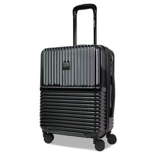 World Traveler Dejuno Tonal 20-Inch Carry-On Polycarbonate Luggage - Onyx